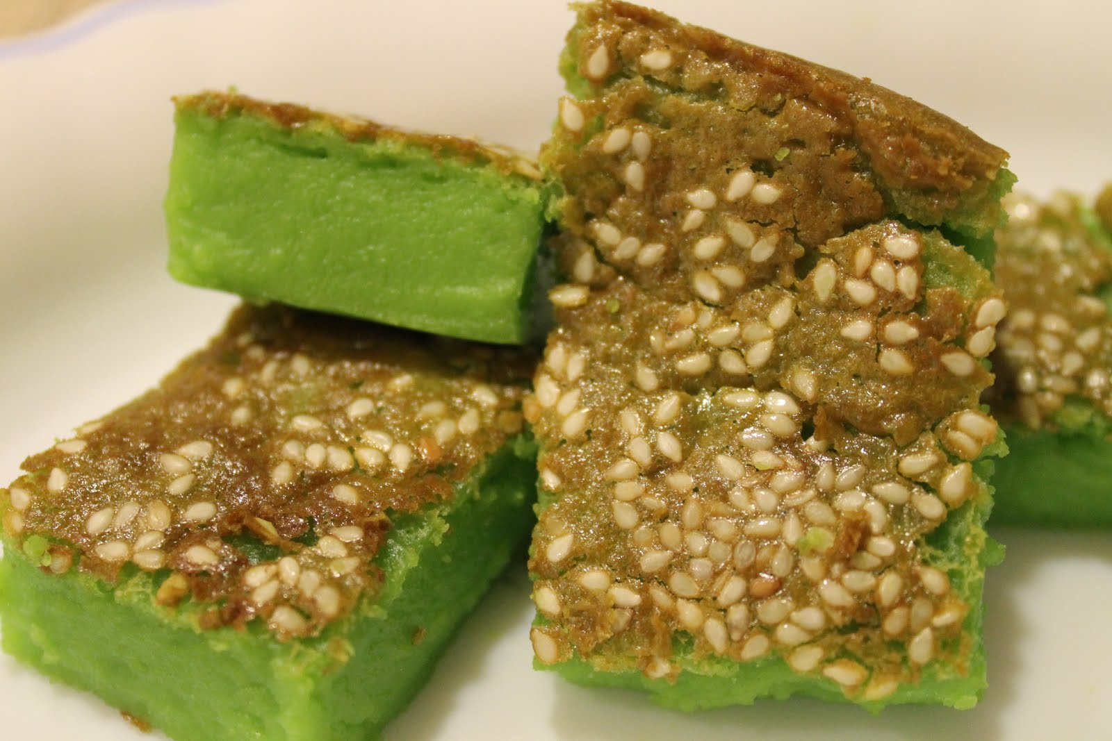 Kuih Bingka Pandan - Azie Kitchen