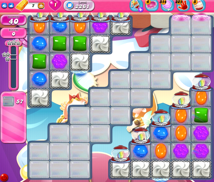 Candy Crush Saga level 2261