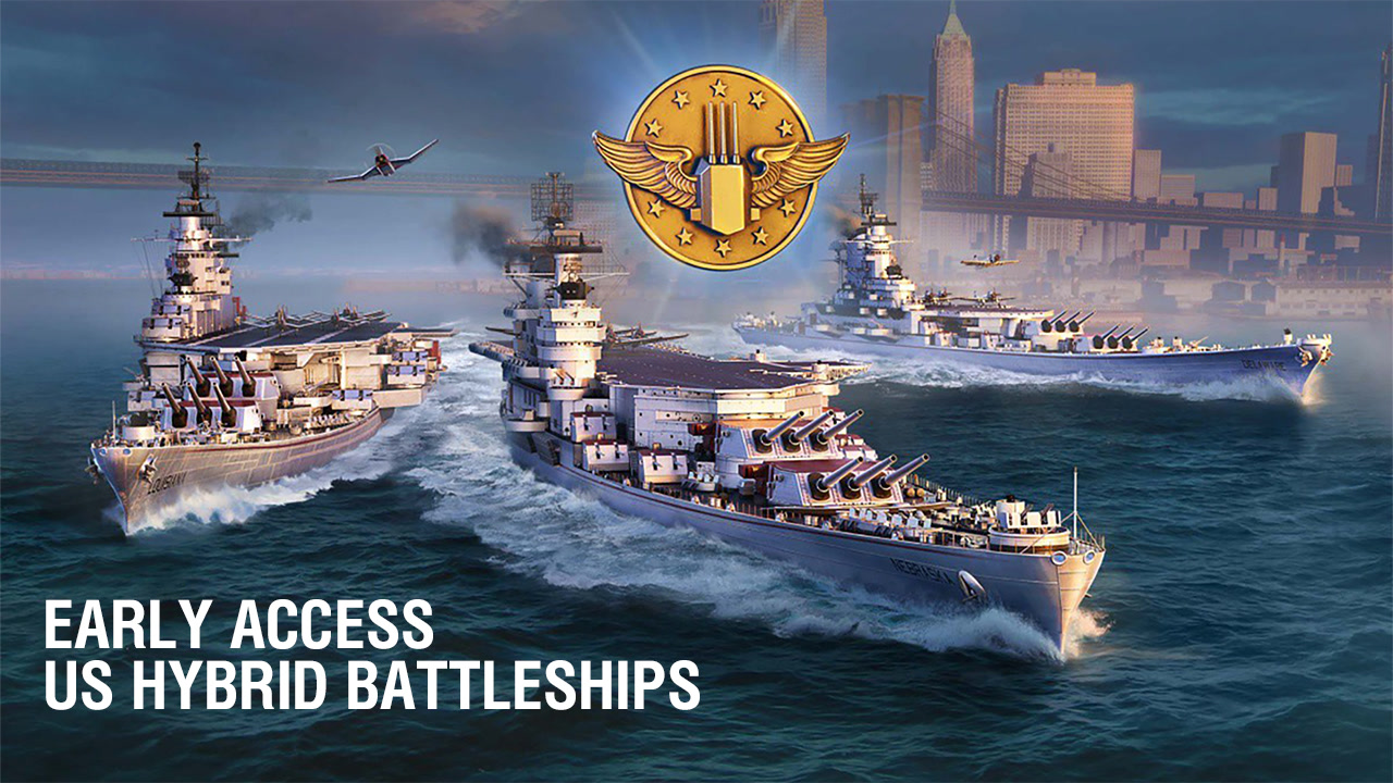 World of Warships Legends Receives New American Battleships