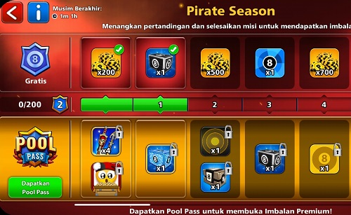 Cara Beli Pool Pass 8 Ball Pool