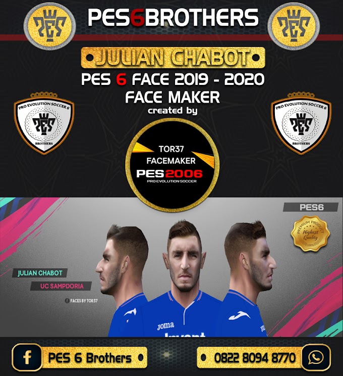 Face PES 6 JULIAN CHABOT - SERIE A (UC SAMPDORIA) by TOR37