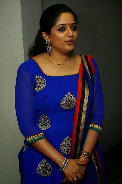 Malayalam Actress Kavya Madhavan In Blue Churidar HD Photos