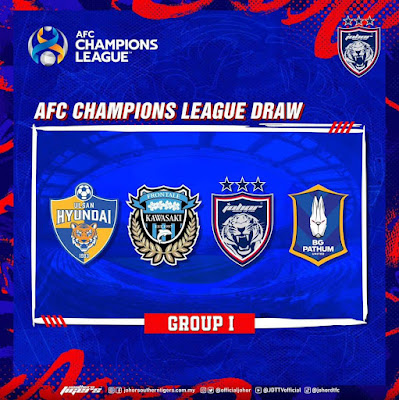 Jadual JDT ACL 2023 (AFC Champions League)
