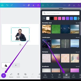 Cara Menghapus dan Mengganti Latar Belakang Di Canva