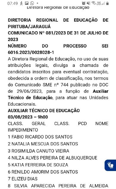 DRE - Pirituba / Jaraguá - Diário Oficial da Cidade de São Paulo Data:  27/02/2020 Página: 27