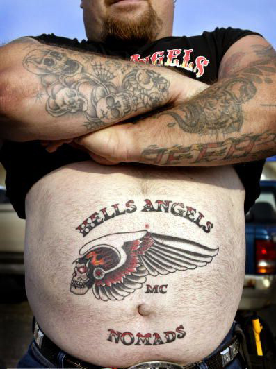  of bikers they think of gang members with threatening biker tattoos
