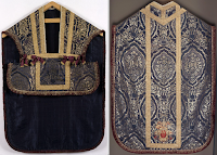 A Seventeenth Century Folded Chasuble and Set