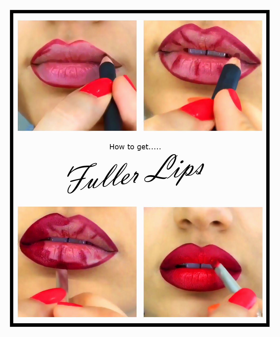 Out with i how makeup do get lips fuller