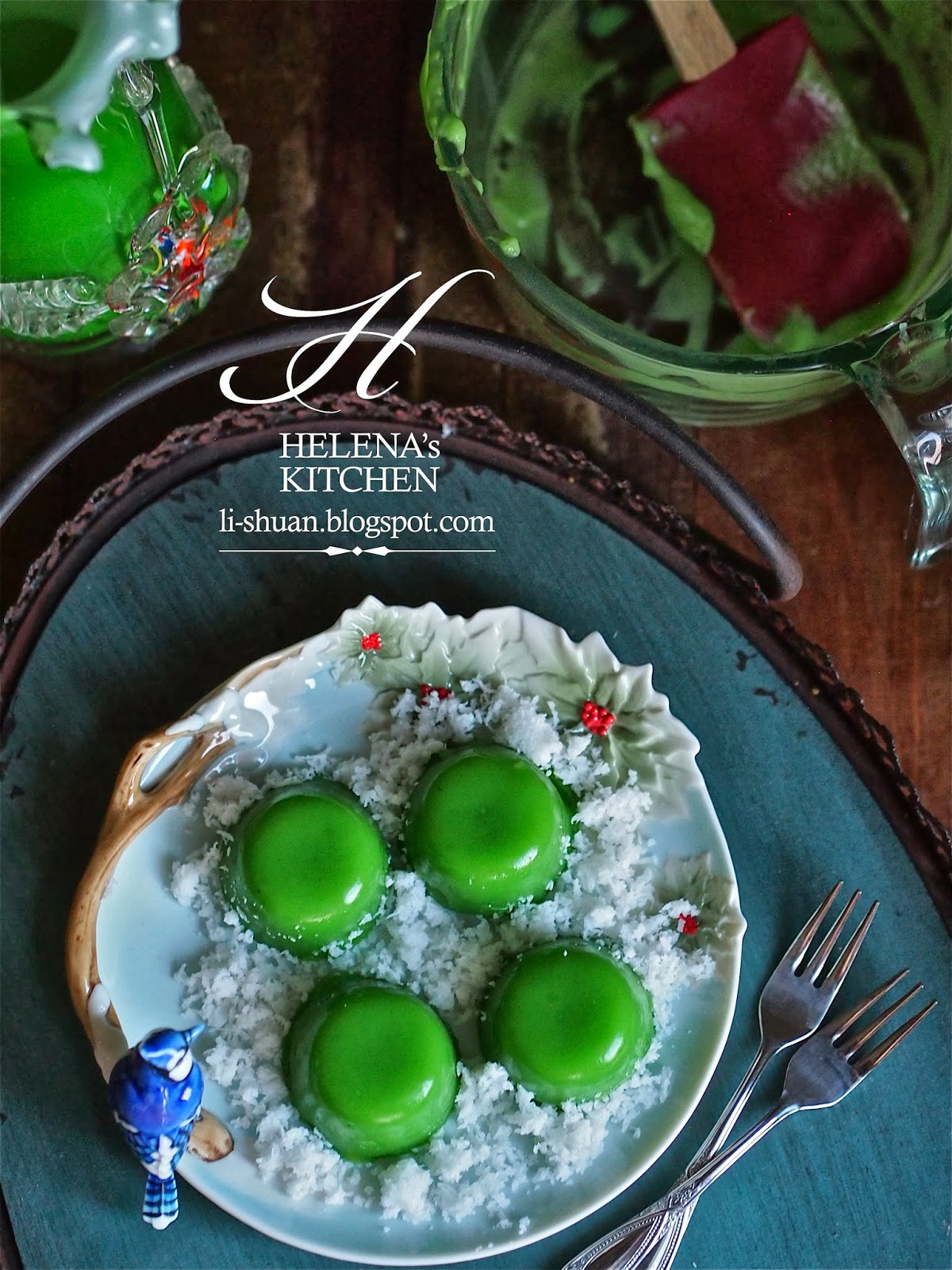 Helena's Kitchen: Kuih Kosui Pandan