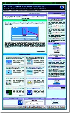 Tampilan Template Blog Terbaik Dan SEO Friendly Eltelu