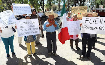 Exigen clausura de relleno intermunicipal en Cholula por contaminar el agua