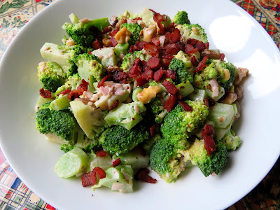 Broccoli Salad for Two