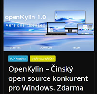 OpenKylin – Čínský open source konkurent pro Windows. Zdarma - AzaNoviny