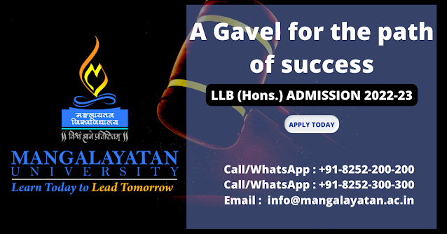 The best LLB college offering LLB (Hons.) Admission. Apply today for the successful career in law field.