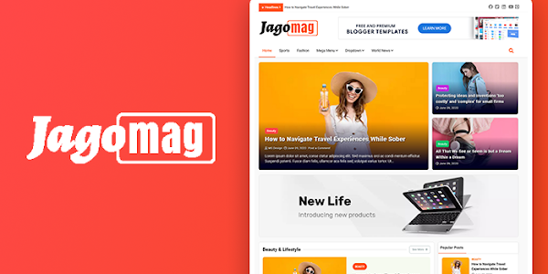 JagoMag Premium Original Blogger Template