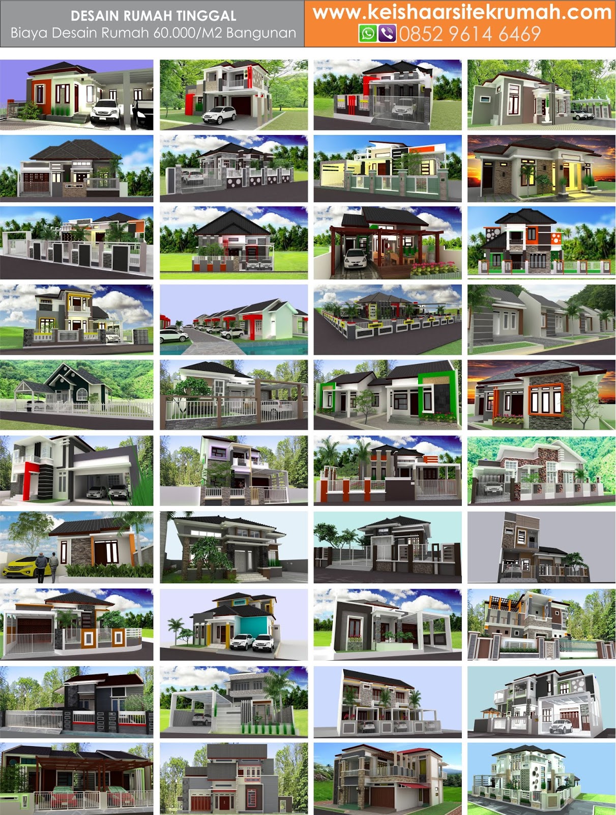 KATALOG PRODUK DESAIN RUMAH MINIMALIS KLASIK DAN RAB TAHUN 2021