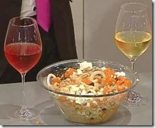 Insalata di riso integrale con zucca estiva