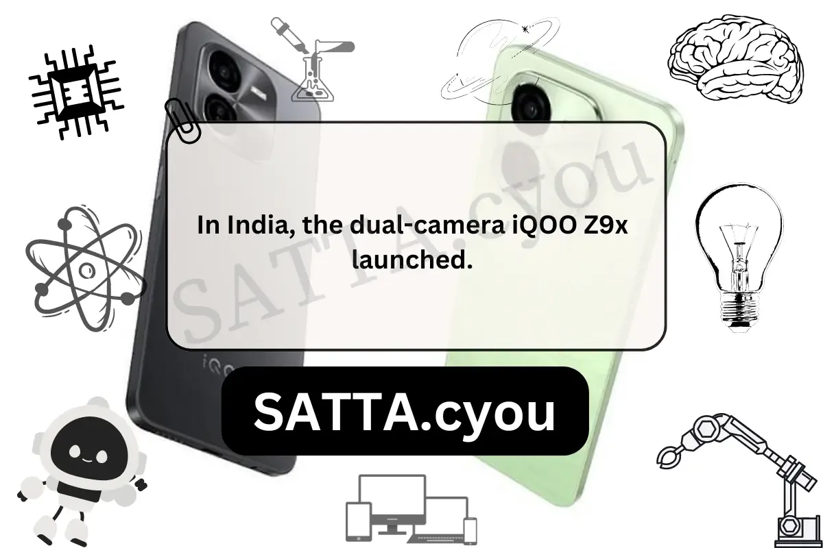 In India, the dual-camera iQOO Z9x launched.