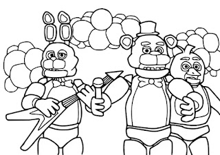 Dibujos para Colorear de FNAF