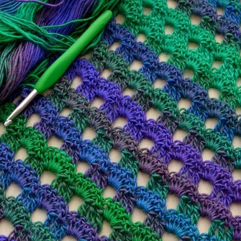 Dew Drop Wrap - Free Crochet Pattern