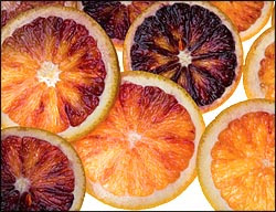 Photo of blood oranges taken by Perry Small