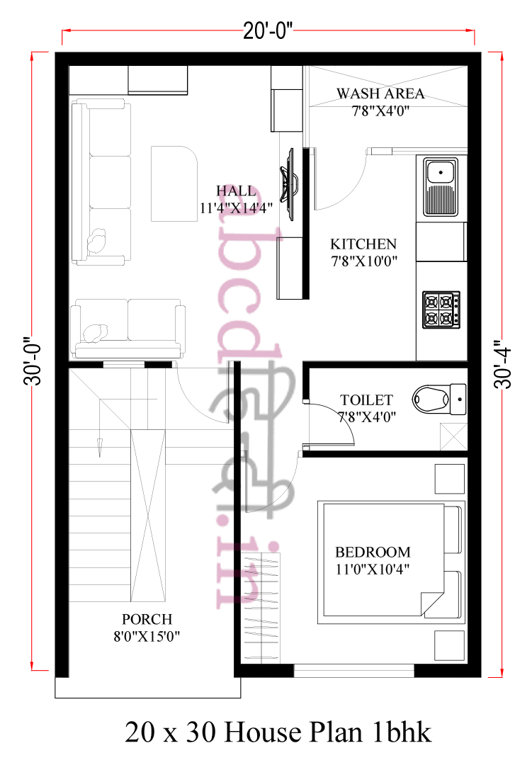 20x30 house plans