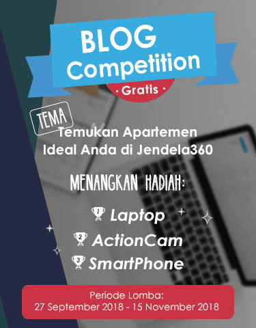  Temukan Apartemen Ideal Anda di Jendela Yuk Ikutan Lomba Blog dari Jendela360 Berhadiah Gadget Menarik Senilai Jutaan Rupiah!