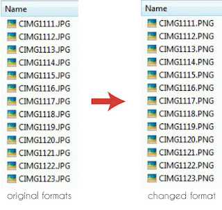 Comparison Between Original and Changed Format