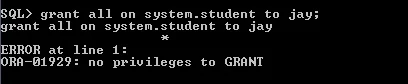 grant no privileges