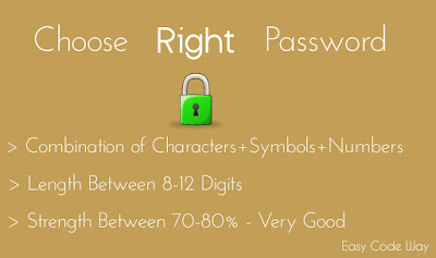 Correct Ways to Write Perfect Password