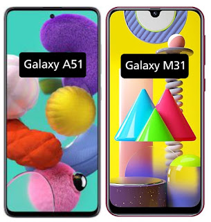 Galaxy M31 ضد Galaxy A51