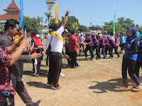 Suasana Kemeriahan Lomba HUT RI Ke 71 Se SKPD Kabupaten Rembang