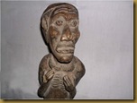 Patung pria primitif - kepala