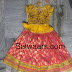 Peach Benaras Lehenga Zardosi Blouse