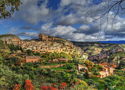 Alquézar dans la Sierra de Guara en Espagne