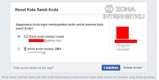 Cara Reset Password Akun Facecbook Dengan Email 2