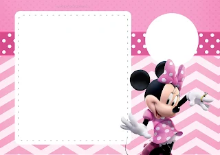 Pretty Minnie in Pink: Free Printable Party Invitations.