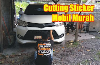 cutting sticker mobil murah