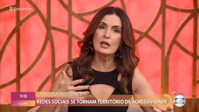 Fátima Bernardes detona ataques na web e condena ação de haters