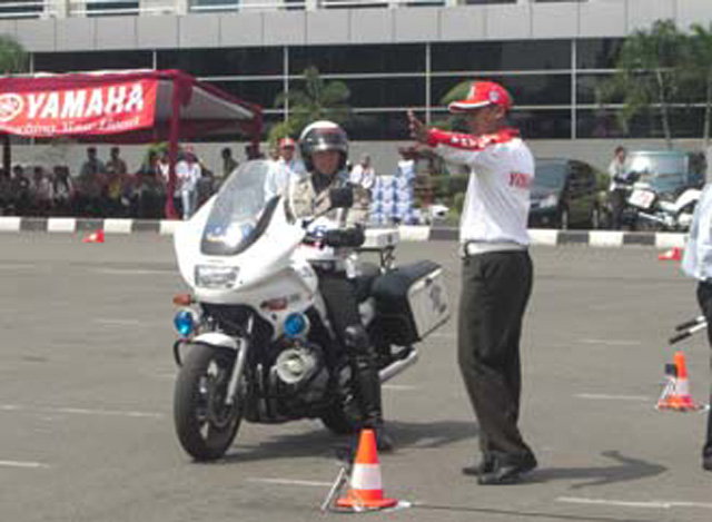 andra angkat bicara Motor Polisi Yamaha XJ900P