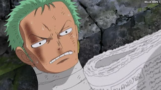 ワンピースアニメ 512話 ロロノア・ゾロ Roronoa Zoro | ONE PIECE Episode 512