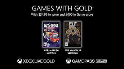 Xbox Games With Gold For April 2023