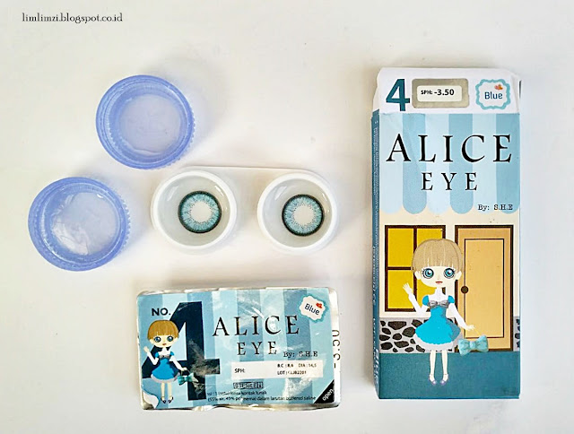 [REVIEW] S.H.E Softlens Alice No. 4 (Blue)