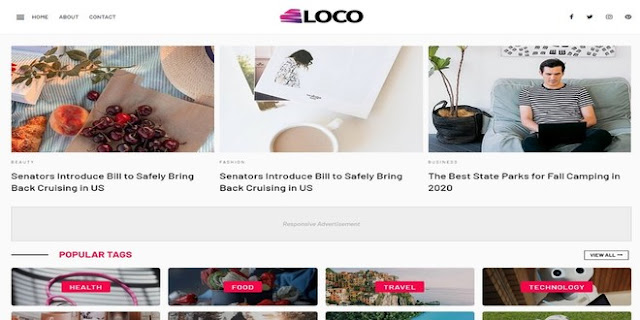 Loco Blogger Template Free Download