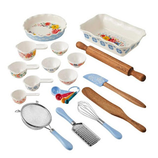 The Pioneer Woman Brilliant Blooms 20-piece bake and prep set