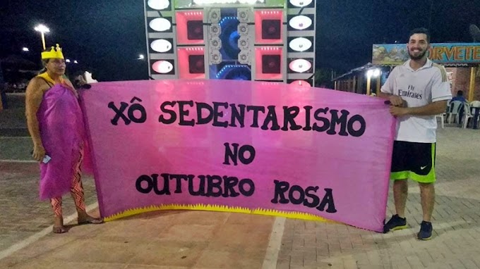 Projeto de combate ao sedentarismo participa de campanha Outubro Rosa em Cocal