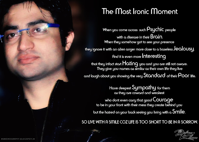 The Most Ironic Moment - Life Quote