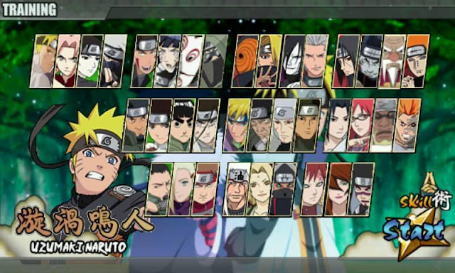 Download Naruto Senki Full Version MOD Unlimited Money HP Mana Full Character Unlocked All Naruto Senki MOD Full Unlocked Road To Ninja Apk Android Terbaru