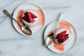 Panna Cotta with Roasted Rhubarb (AIP & Paleo) 