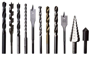 Assorted drill bits